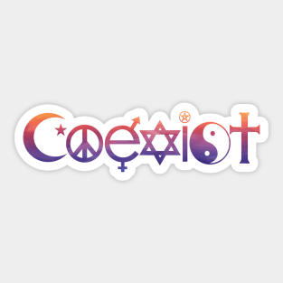 Coexist Sticker